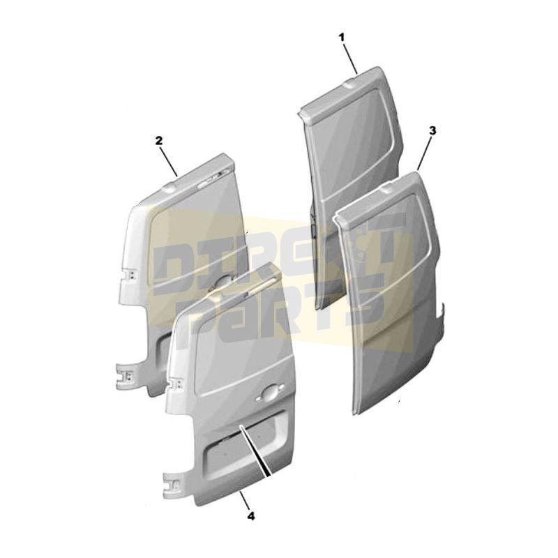 Citroën/Peugeot/Fiat/Opel/Toyota laaddeur Links achter (bij, Neuf, -, Opel, Porte