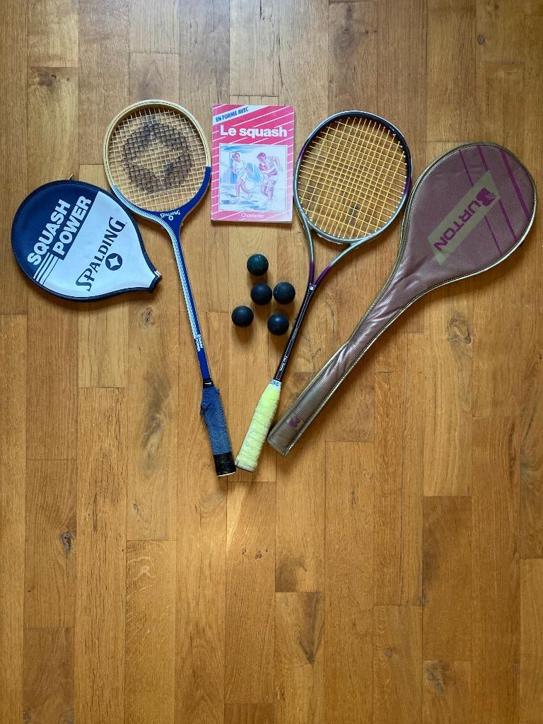 KIT SQUASH, Enlèvement, Utilisé, Raquette, Avec housse