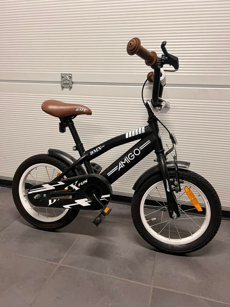 Velo enfant garçon 12 pouces AMIGO BMX avec stabilisateurs, Enlèvement, Comme neuf, Moins de 16 pouces, Stabilisateurs