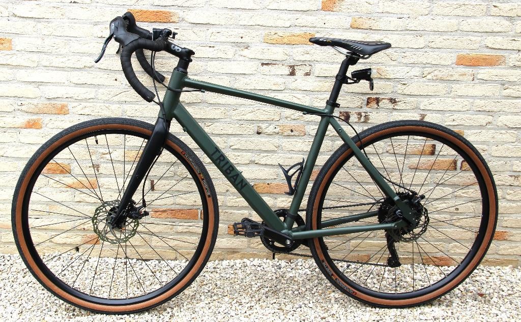 Gravelbike Triban 120, Fietsen en Brommers, Fietsen | Heren | Sportfietsen en Toerfietsen, 10 tot 15 versnellingen, Ophalen, Overige merken