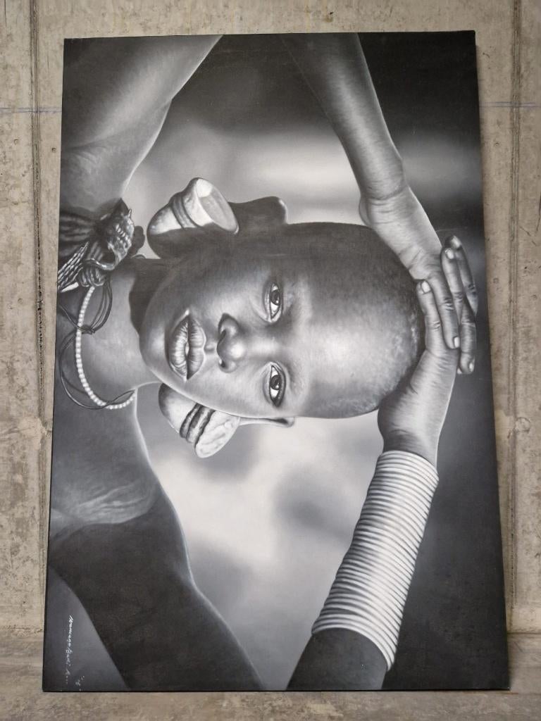 Afrikaanse afbeelding/schilderij, Enlèvement