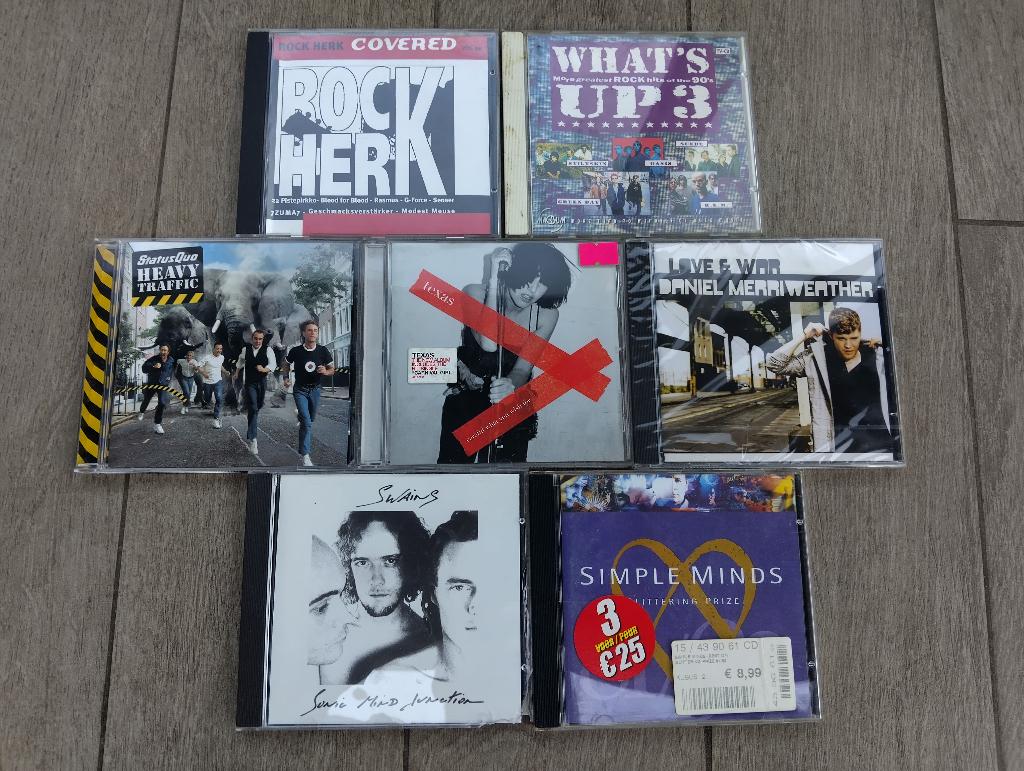 Lot 7 cd's Rock, Pop Rock, Alternative Rock ..., Cd's en Dvd's, Cd's | Rock, Zo goed als nieuw, Alternative, Ophalen of Verzenden