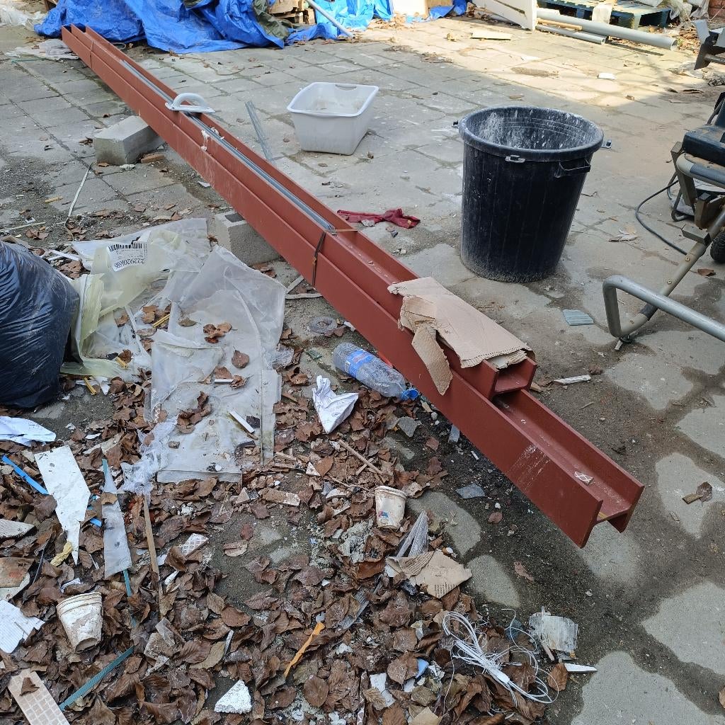2 nieuwe metalen balken van Ben 120x120, Doe-het-zelf en Bouw, Metalen, Ophalen, Nieuw, IJzer