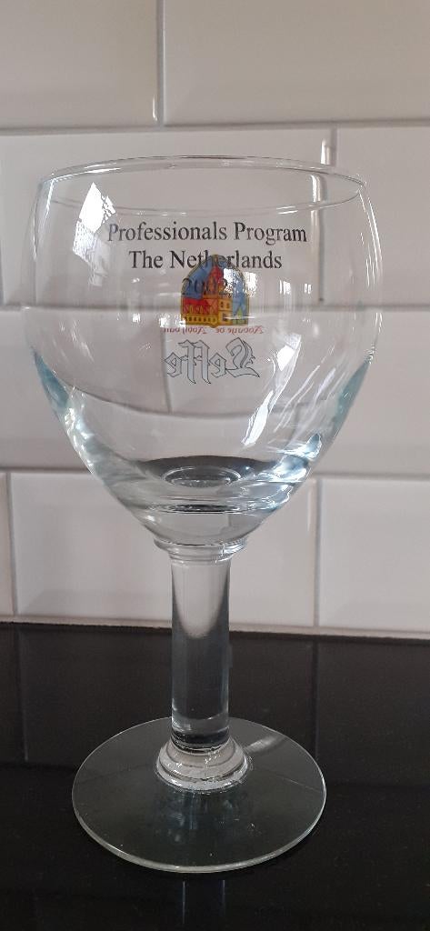 Verre Leffe "Professionals Program  - The Netherlands 2002", Enlèvement ou Envoi, Comme neuf, Verre à bière