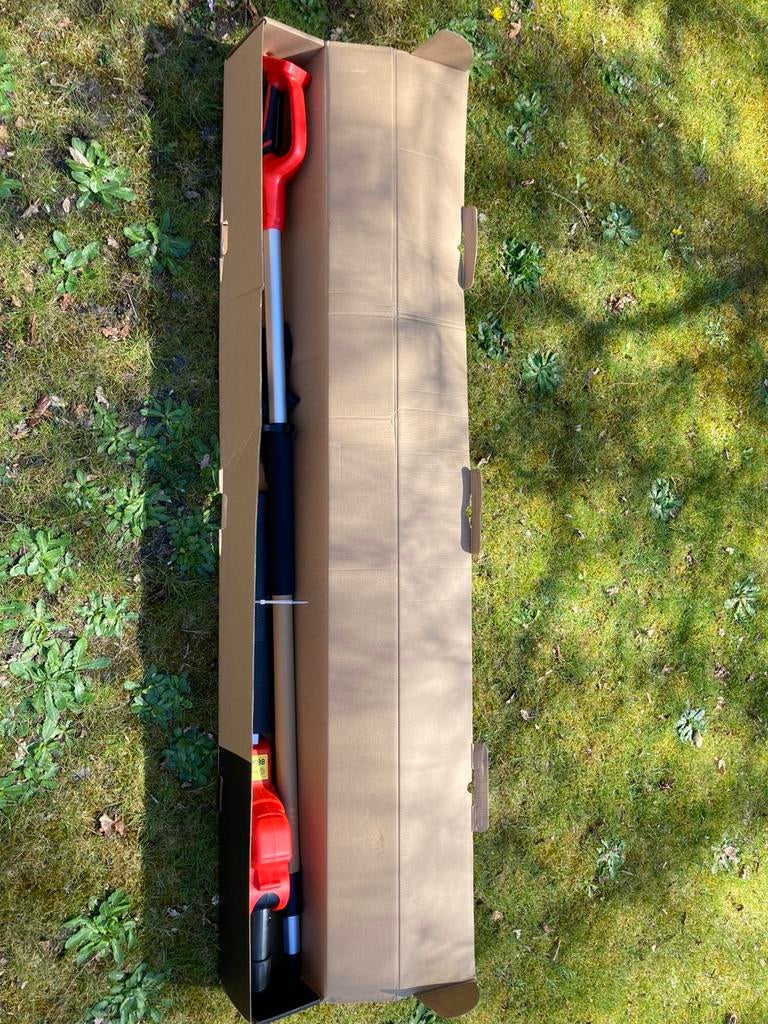 Ferm AX-Power HTM1008 telescopische heggenschaar, Ophalen, Nieuw, Accu