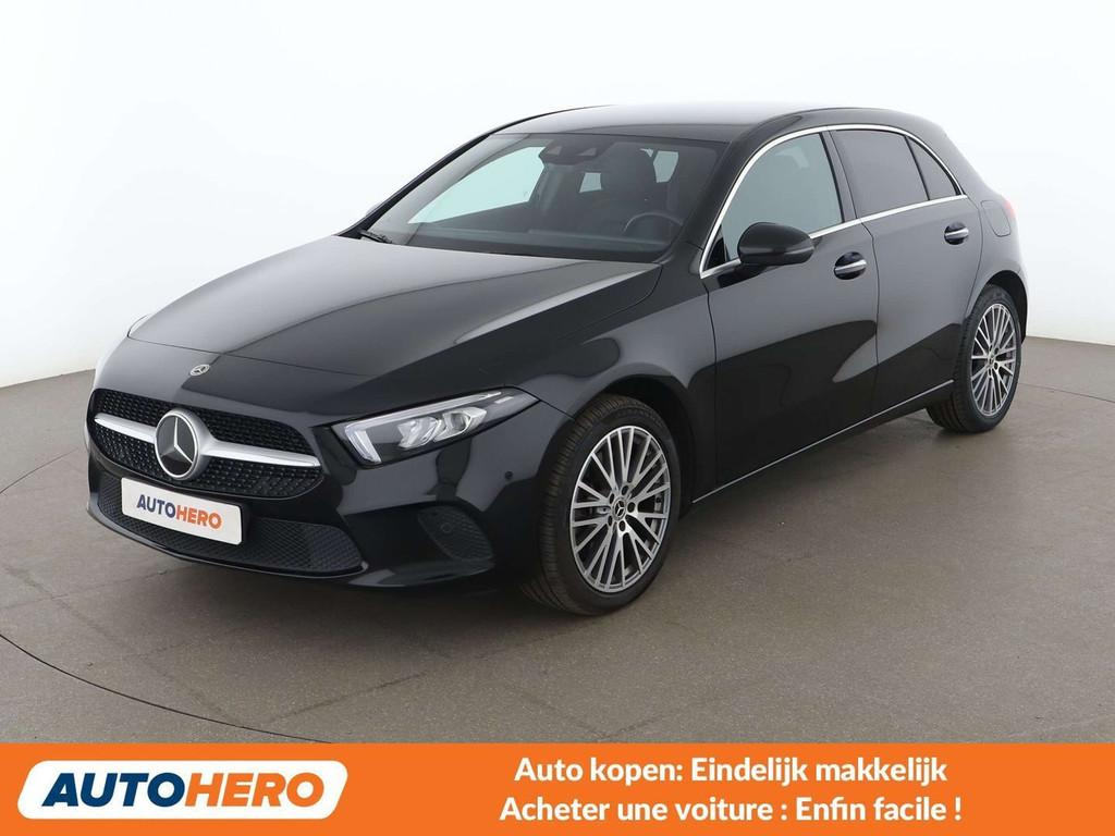 Mercedes-Benz A-Klasse 250 A 250e Progressive (bj 2022), Auto's, Gebruikt, Zwart, Leder, 5 deurs