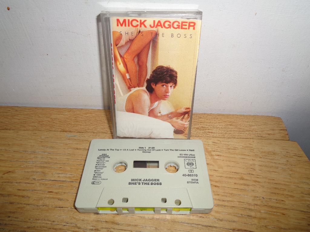 Mick Jagger [Rolling Stones] cassette "She's the Boss", Gebruikt, Verzenden, 1 bandje, Origineel