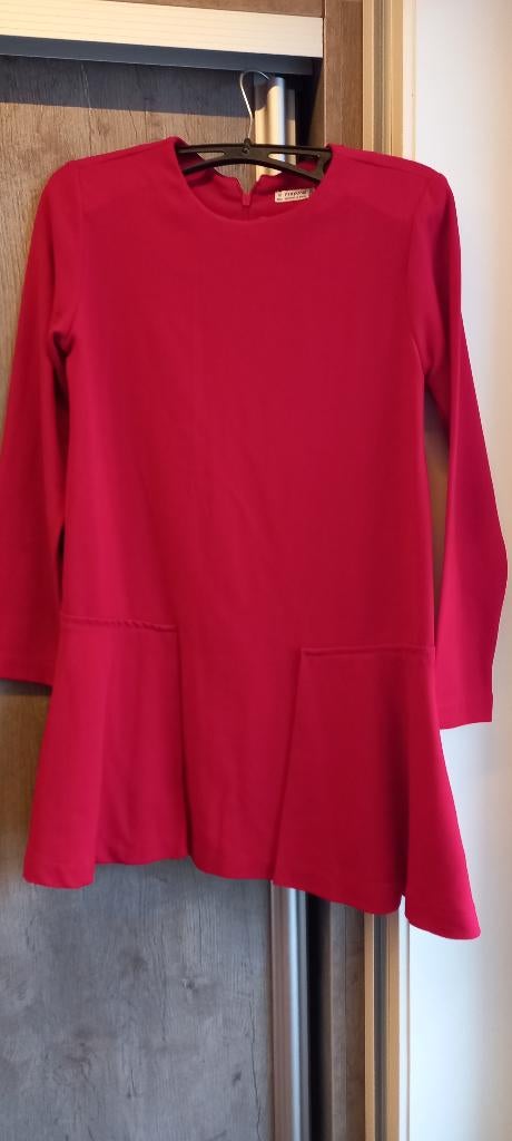 rode jurk met uitwaaierende rok mayoral maat 152, Meisje, MAYORAL, Ophalen of Verzenden, Zo goed als nieuw