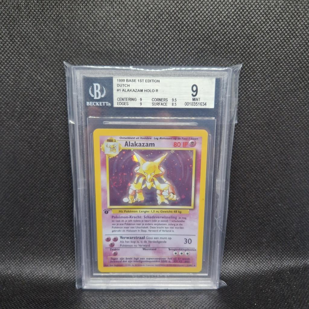 Alakazam NL Base 1ère édition BGS 9, Enlèvement ou Envoi