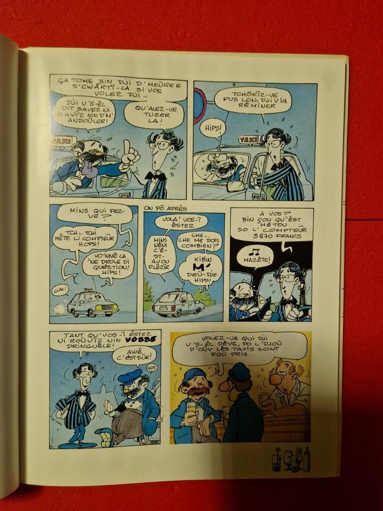 Bd contes al bire (en wallon), Enlèvement ou Envoi