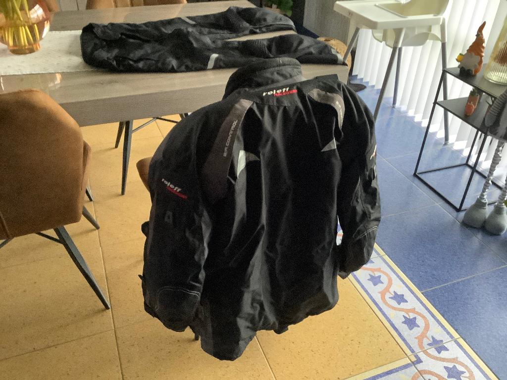 Roleff motobroek en motovest, Motoren, Kleding | Motorkleding, Ophalen, Jas | textiel, Heren, Roleff