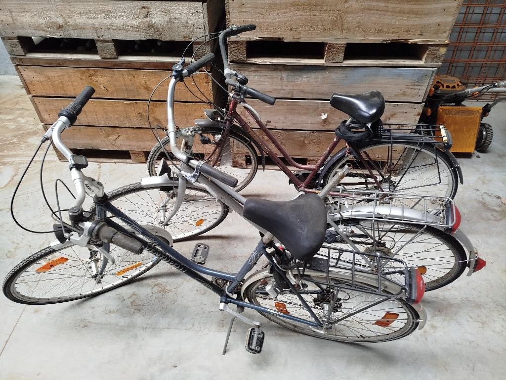 3 damesfietsen, Gebruikt, Versnellingen, 50 tot 53 cm, Ophalen