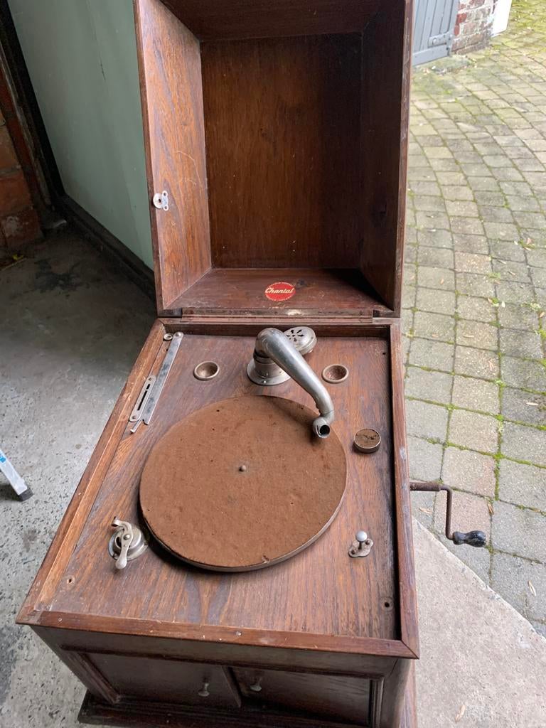 Oude grammofoon, Antiek en Kunst, Ophalen