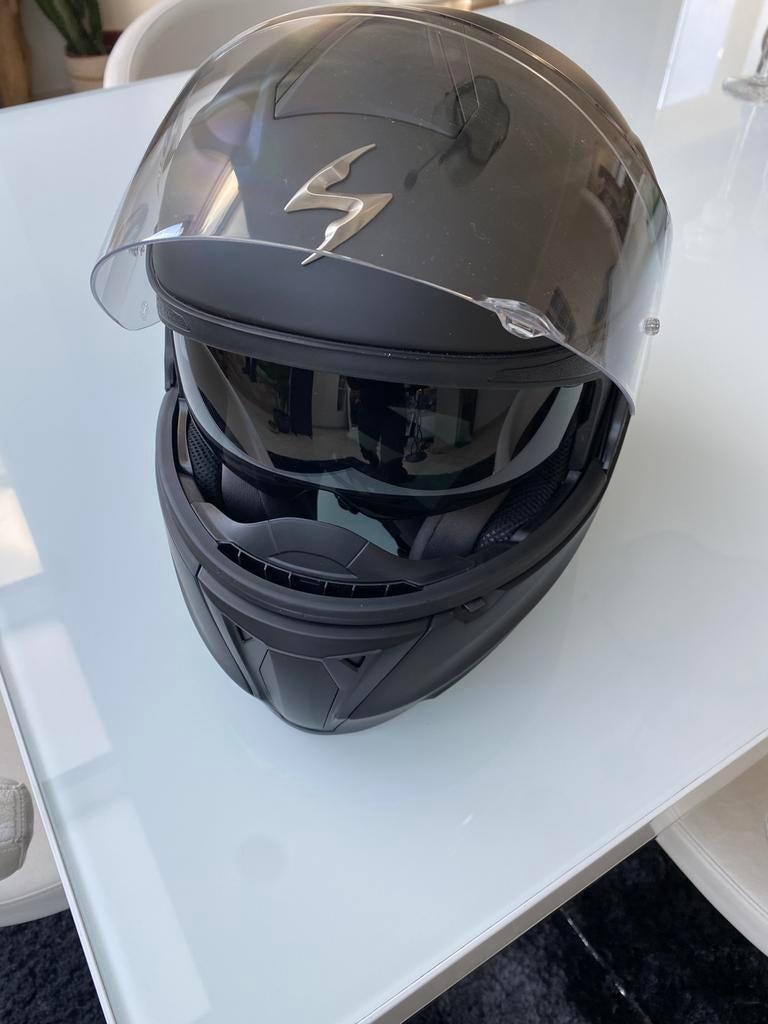 Casque moto hybride integral Scorpion Exo-920 taille M, Motos, Vêtements | Casques de moto, M, Enlèvement ou Envoi