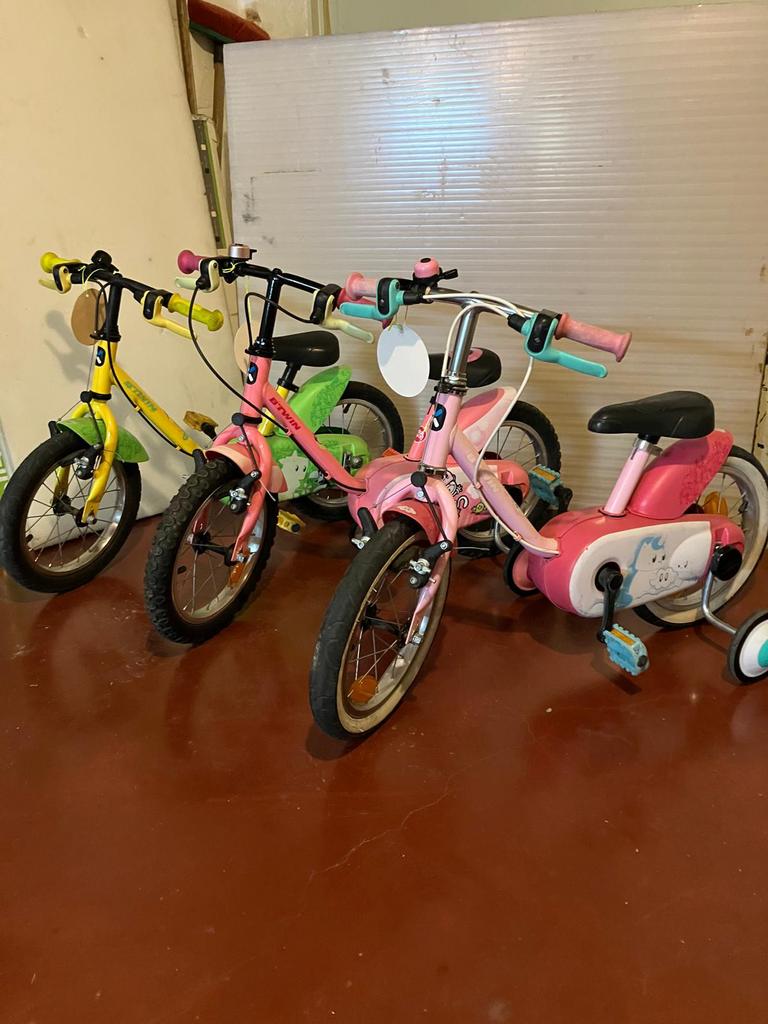 Kinderfietsen 14 inch, Fietsen en Brommers, Ophalen, Zo goed als nieuw