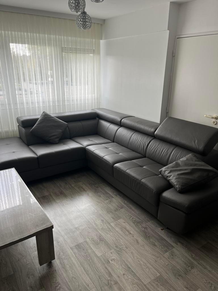 Salon cuir, Maison & Meubles, Enlèvement, Comme neuf, Cuir