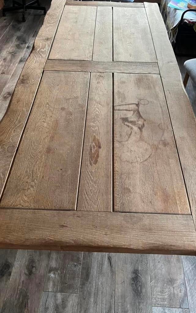 Massieve kloostertafel, Huis en Inrichting, Tafels | Eettafels, Ophalen, Gebruikt, 50 tot 100 cm, 100 tot 150 cm