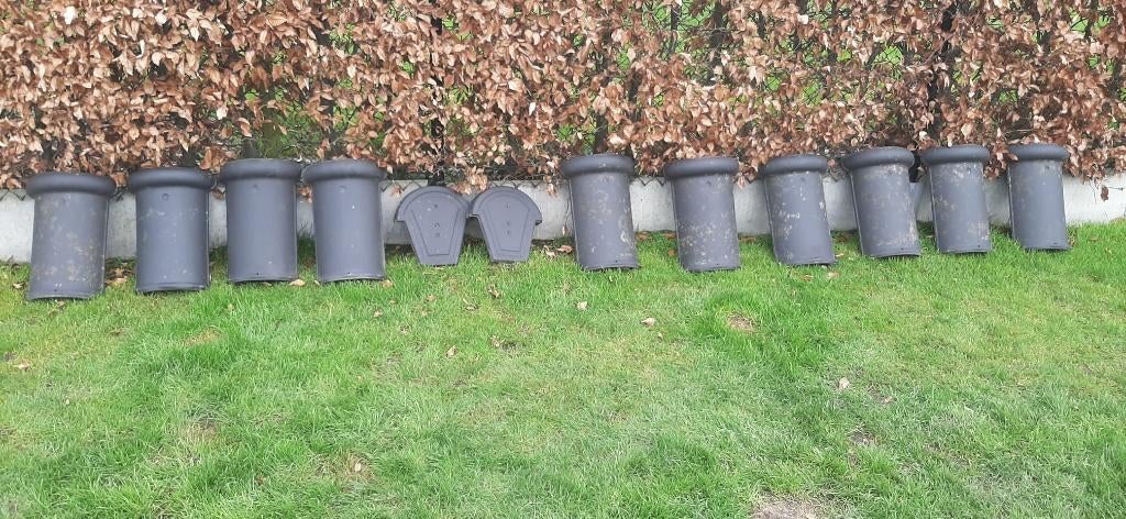 dakpannen, Doe-het-zelf en Bouw, Dakpannen en Dakbedekking, Ophalen, Overige materialen, Zwart, Zo goed als nieuw