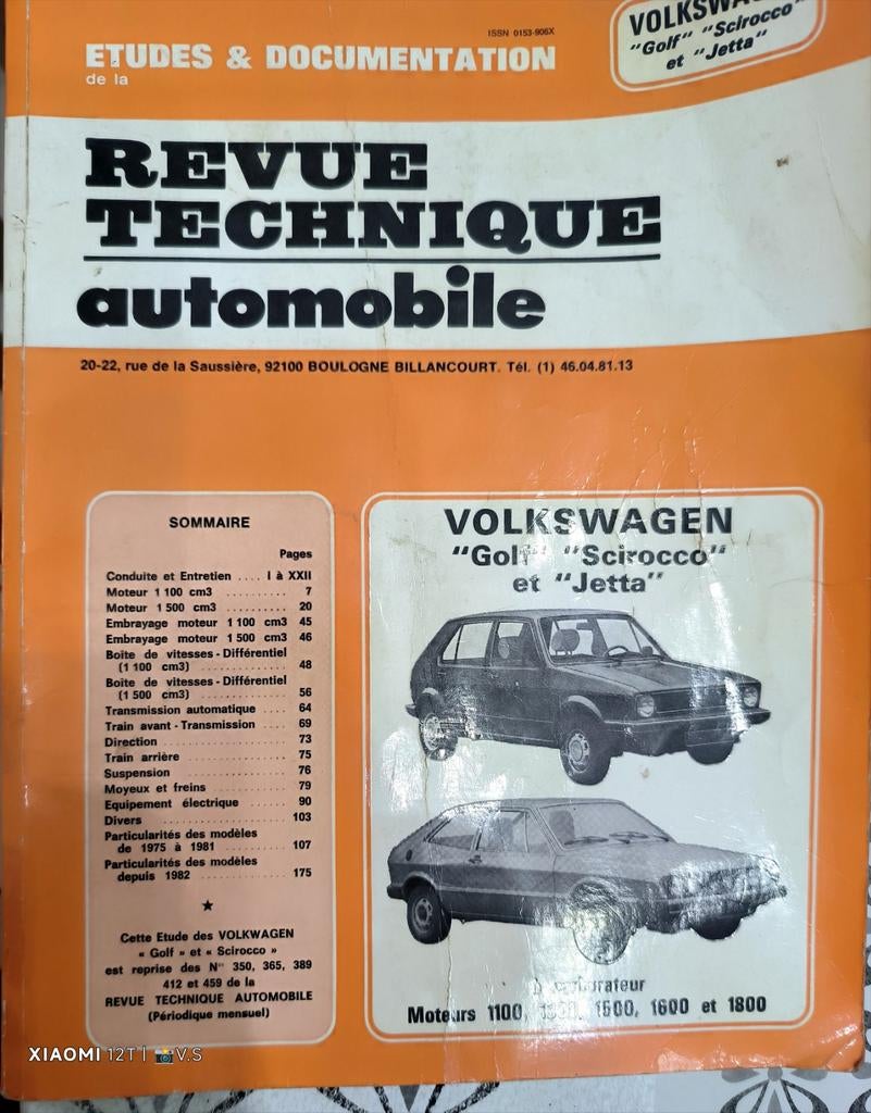 Revue technique automobile Vw, Auto diversen, Handleidingen en Instructieboekjes, Ophalen of Verzenden