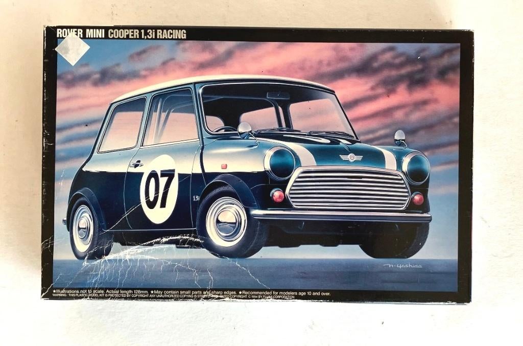 MINI Cooper 1.3i racing bouwdoos Fujimi schaal 1:24., Hobby & Loisirs créatifs, Modélisme | Voitures & Véhicules, Fujimi, Enlèvement ou Envoi
