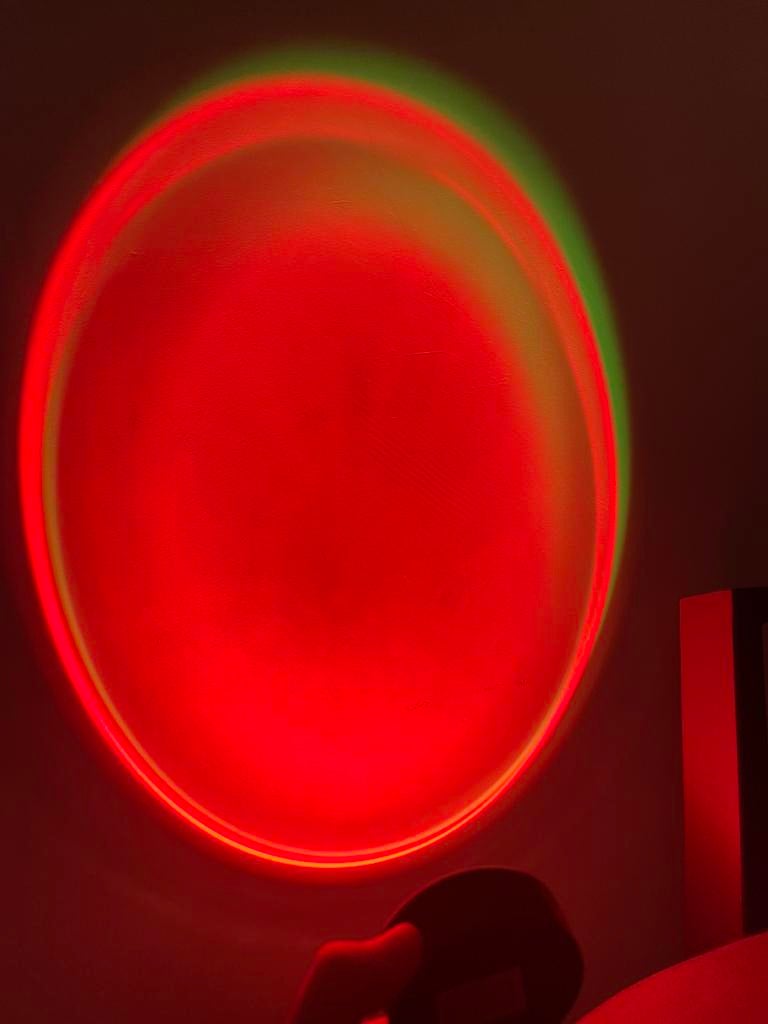 Tafellamp - Projectielamp - Met USB poort  - Meerkleurig, Huis en Inrichting, Ophalen, Zo goed als nieuw