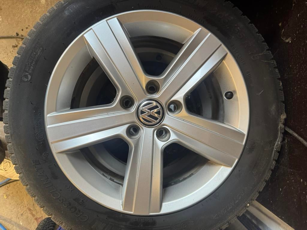 Originele Velgen set Golf 7 16”, Autos : Pièces & Accessoires, Pneus & Jantes, Pneus et Jantes, 4 Saisons, 16 pouces, Véhicule de tourisme