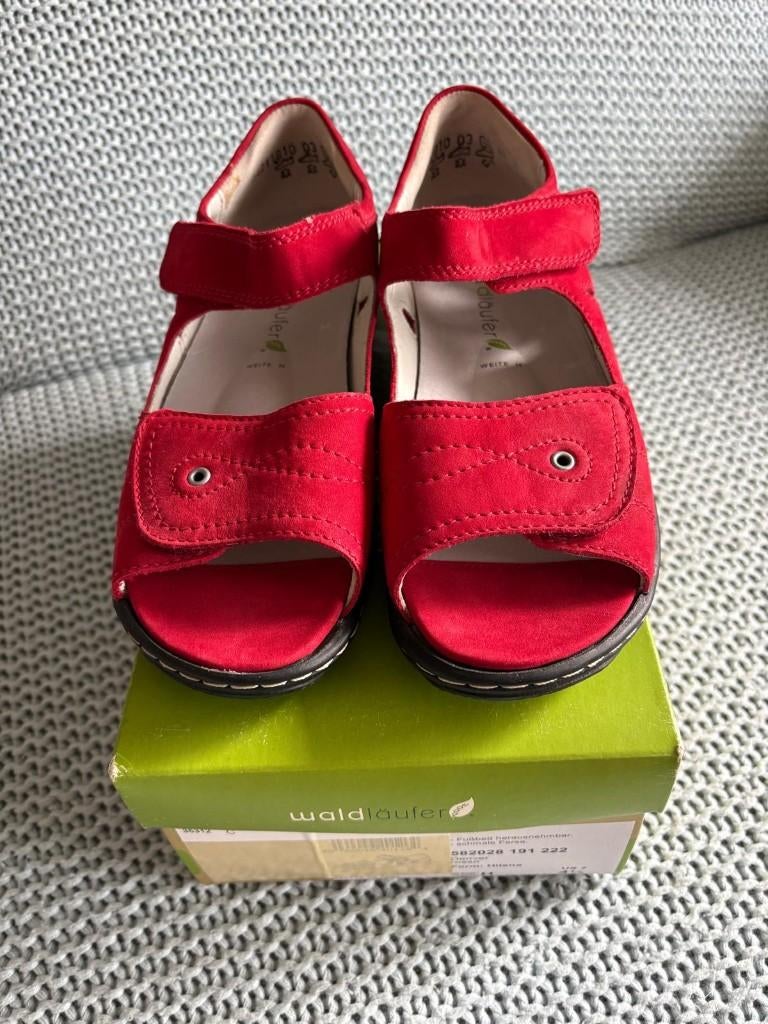 SANDALES ORTHOPÉDIQUES POUR FEMMES, Vêtements | Femmes, Chaussures, Rouge, Comme neuf, Sandales et Mûles, Waldlaufer