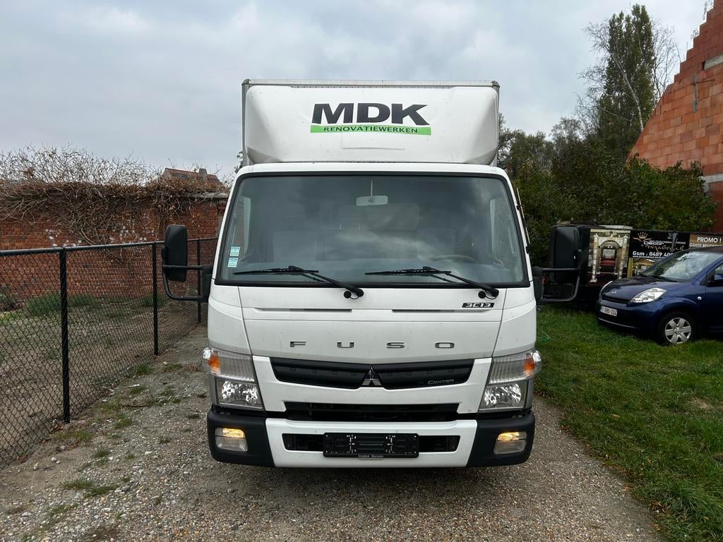 Mitsubishi Fuso Canter 3.0D - 2013 automaat *rijbewijs B* !!, Euro 5, Zwart, USB, Wit