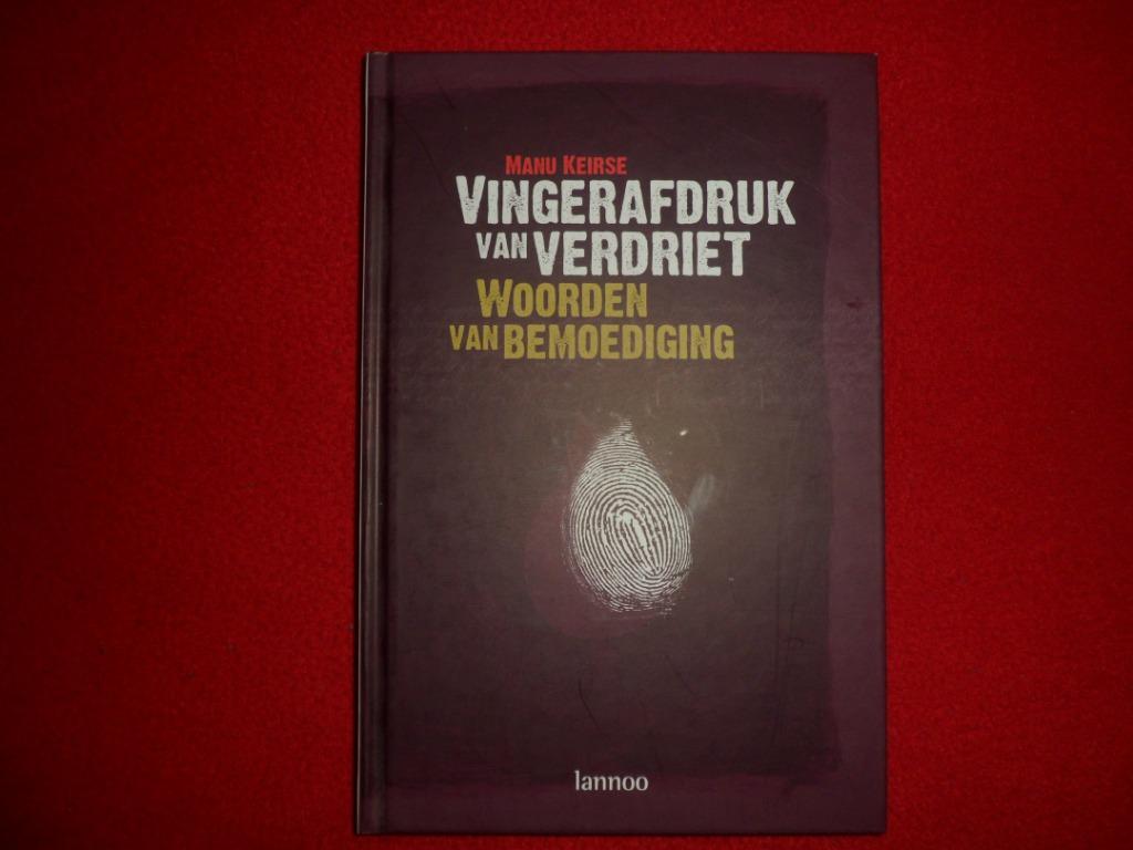 Manu Keirse: Vingerafdruk van verdriet, Boeken, Ophalen of Verzenden, Nieuw, Manu Keirse