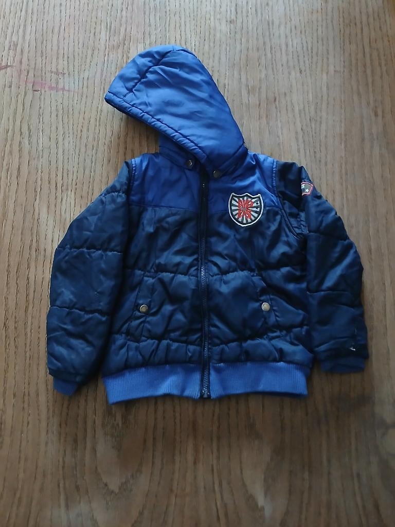 Blauwe Noppies jas met afneembare kap – maat 104, Gebruikt, Ophalen of Verzenden, Jongen, Noppies
