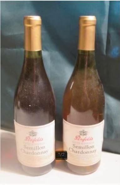 2x Semillon Chardonnay - South-Australia - 1992, Verzamelen, Wijnen, Afrika, Ophalen of Verzenden, Vol, Witte wijn