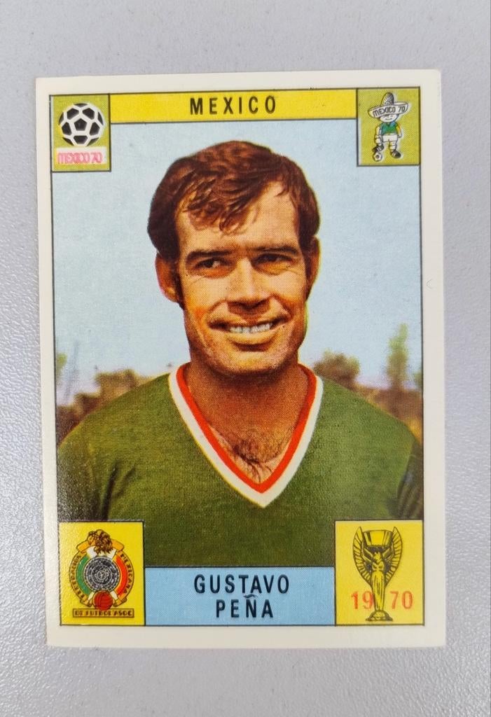 Panini Mexico 70 : Mexique - Gustavo Pena. Jamais collé., Collections, Articles de Sport & Football, Enlèvement ou Envoi, Comme neuf