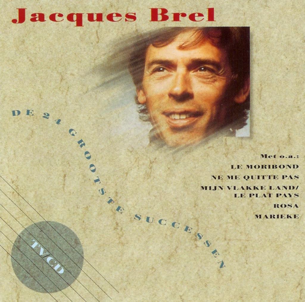 CD - Jacques Brel - De 24 Grootste Successen, Cd's en Dvd's, Ophalen of Verzenden, Zo goed als nieuw