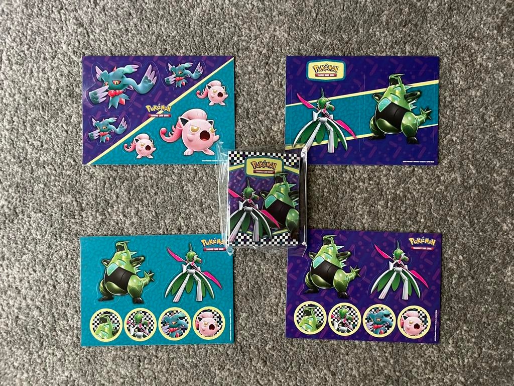 Portefeuille Pokémon + autocollants, Enlèvement ou Envoi, Neuf, Pochettes ou Étuis à cartes, Foil