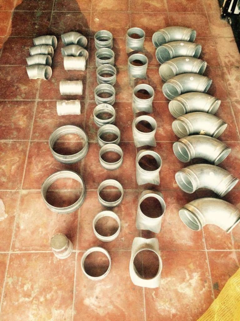 airco ventilatie buizen (nieuw), Doe-het-zelf en Bouw, Ventilatie en Afzuiging, Ophalen