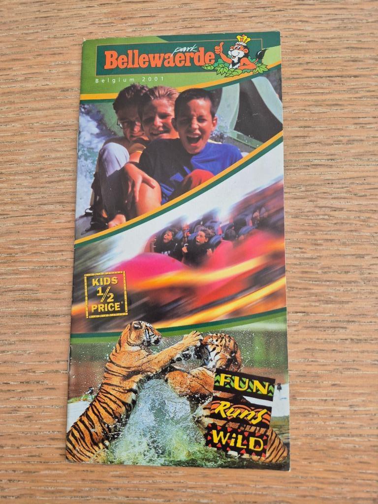 Folder Bellewaerde 2001, Collections, Enlèvement ou Envoi, Comme neuf