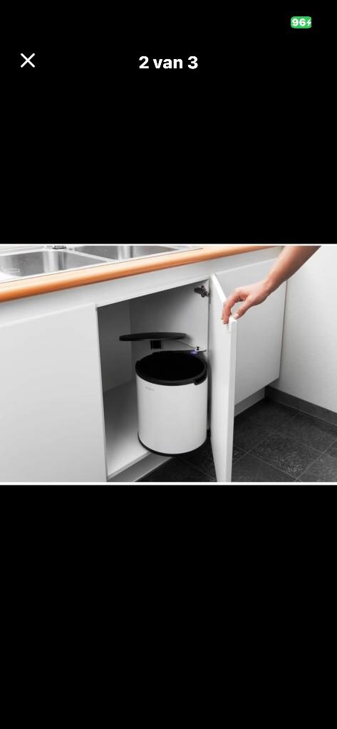 Poubelle de cuisine Brabantia, Enlèvement, Neuf