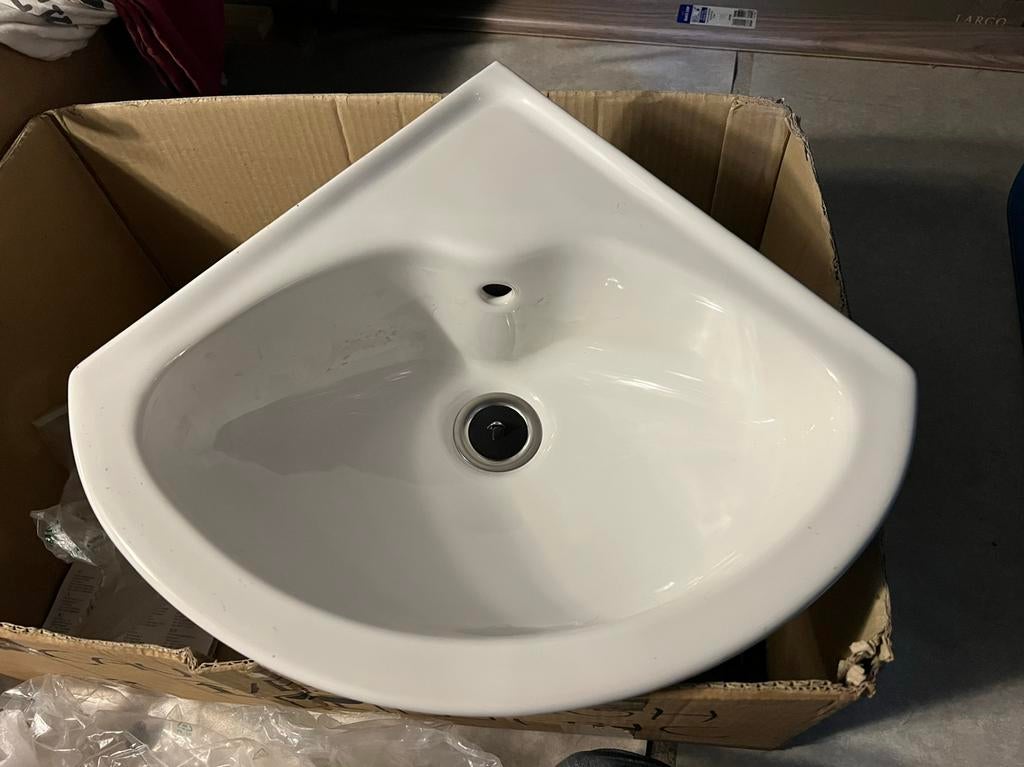 Fontaine d'angle Duravit Duraplus, Bricolage & Construction, Sanitaire, Enlèvement, Neuf, Pierre, Lavabo