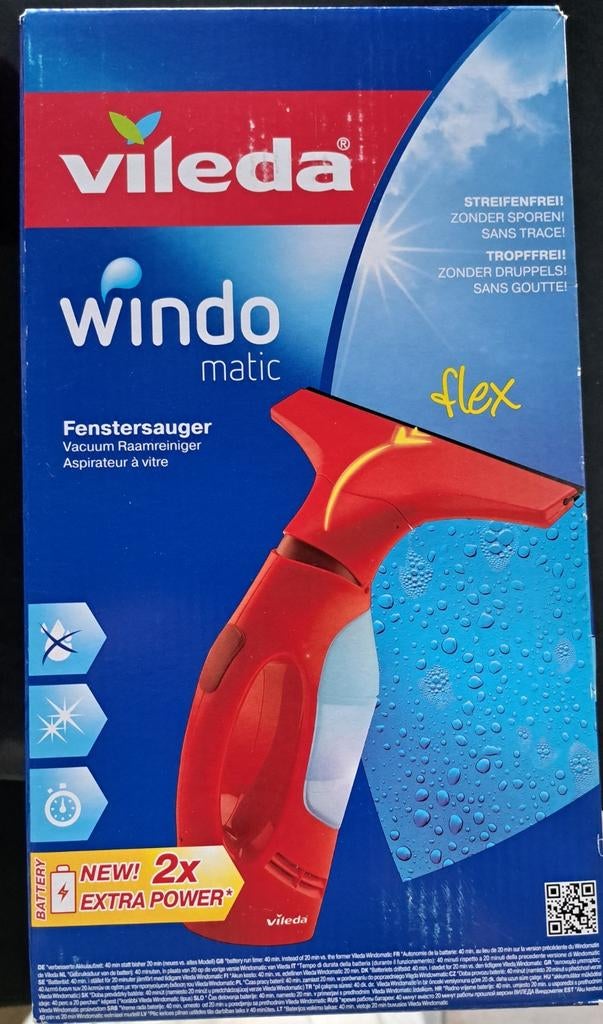 Aspirateur à vitres Vileda, Maison & Meubles, Enlèvement ou Envoi, Essuie-vitre ou Raclette