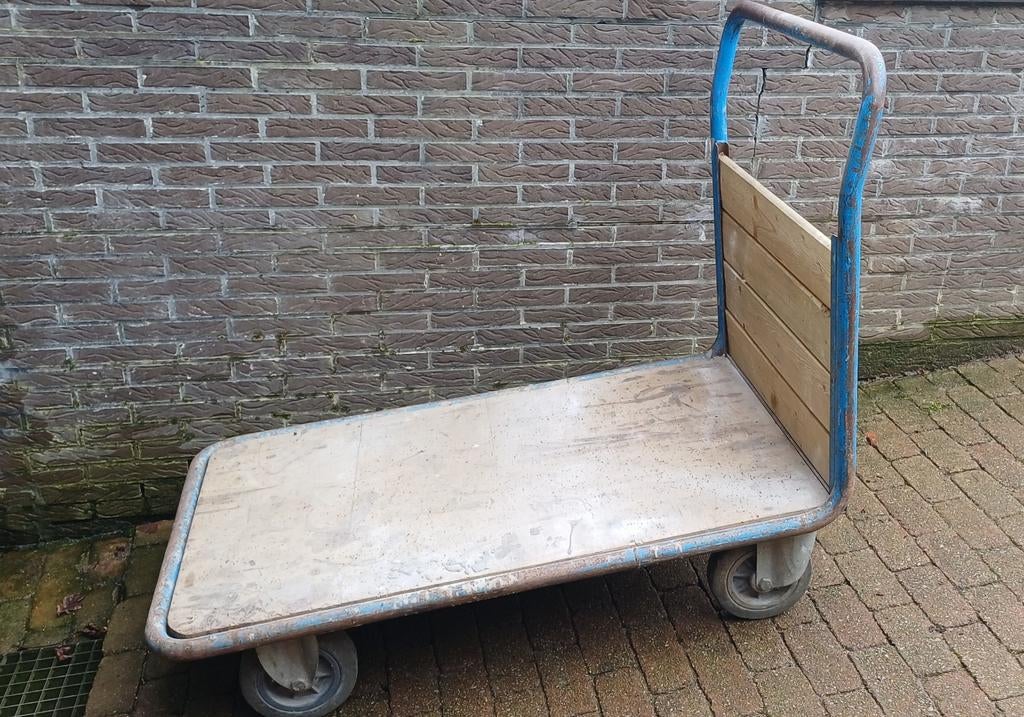 Magazijnkar 0.75x1.20m, Ophalen