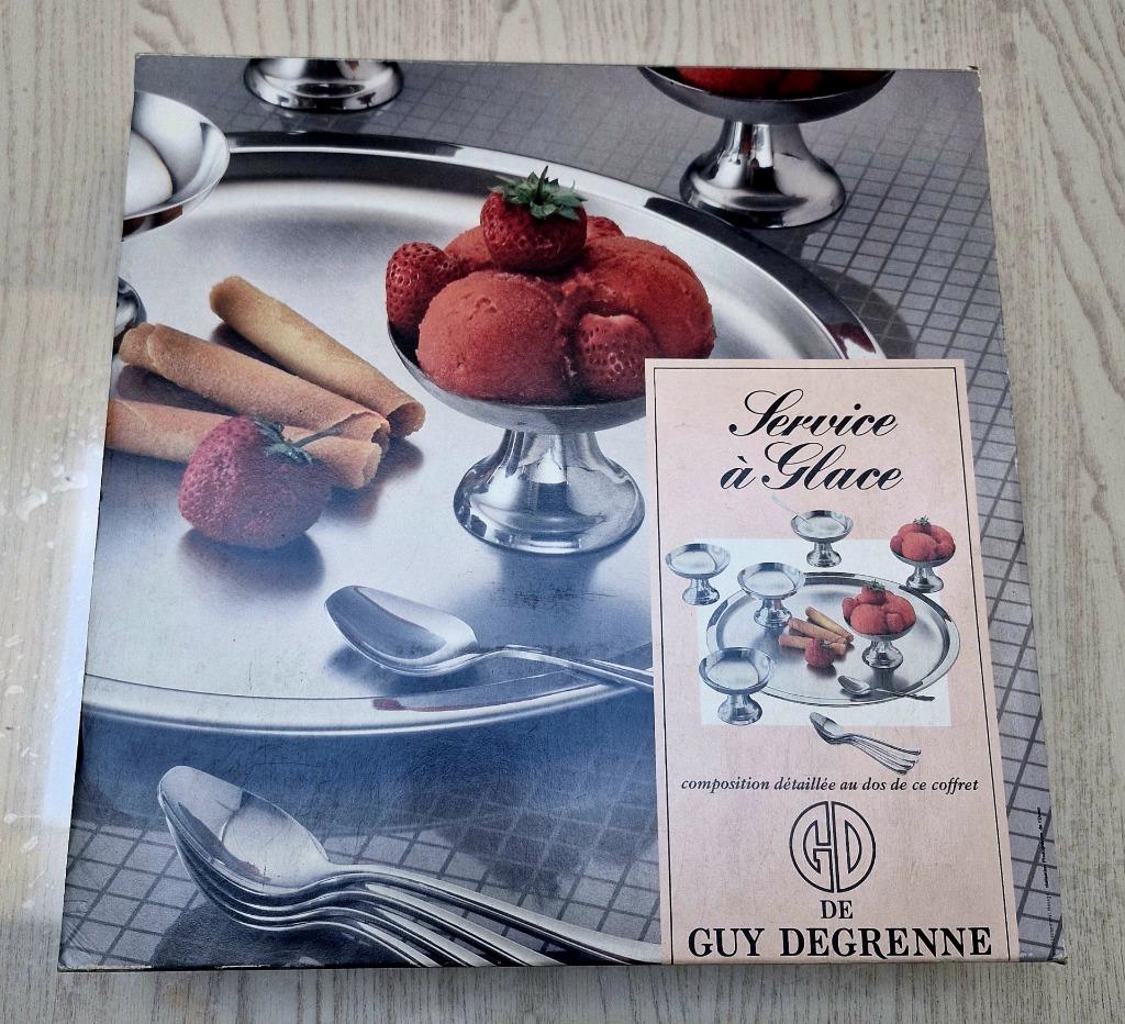Service à glace Guy Degrenne, Collections, Neuf, Service complet, Enlèvement ou Envoi, Autres matériaux
