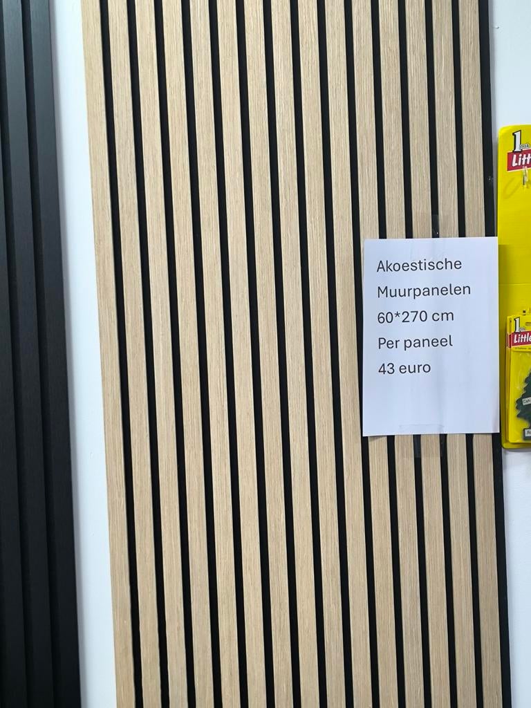 Panneaux muraux acoustiques 60* 270 cm, Enlèvement