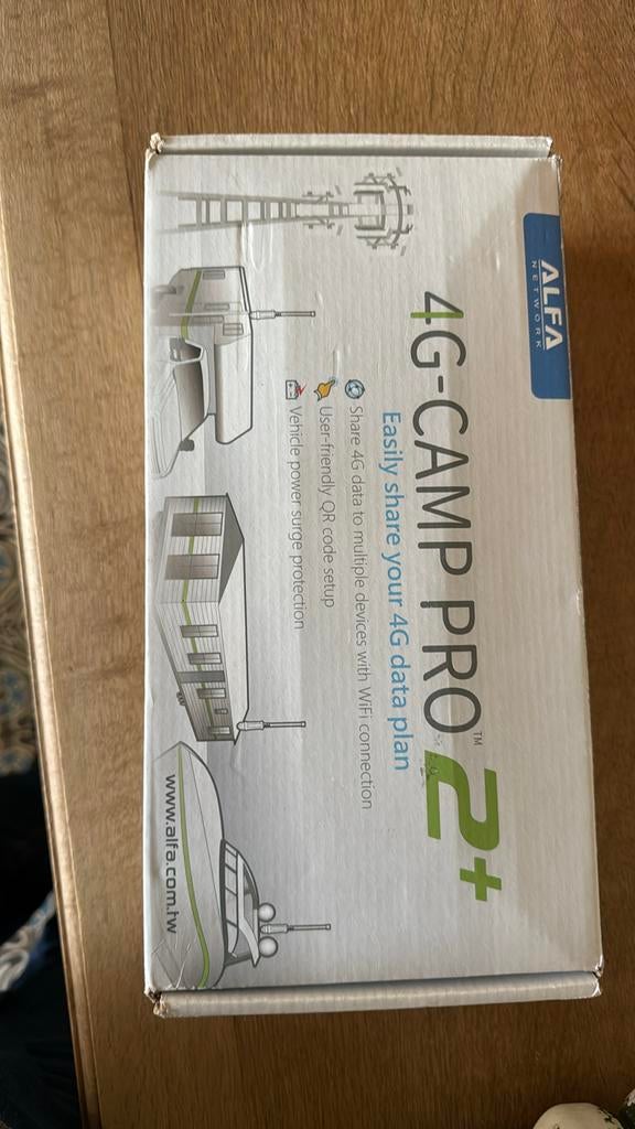 4G Camp Pro 2+, Caravanes & Camping, Camping-car Accessoires, Enlèvement ou Envoi, Comme neuf