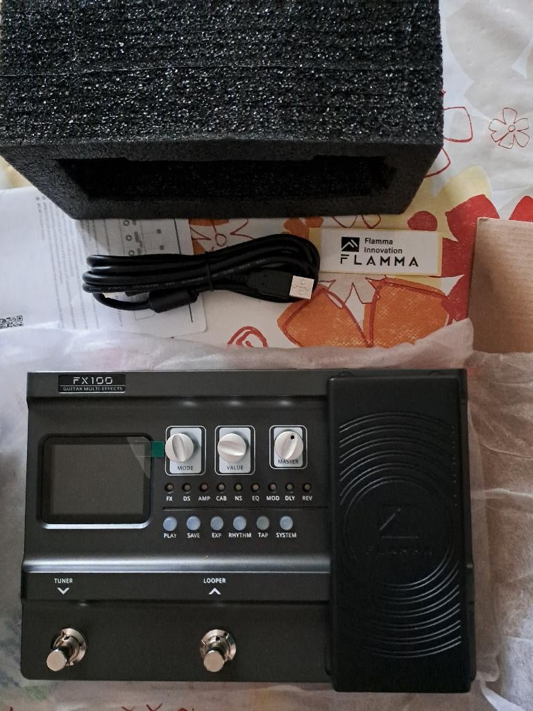 Flamma FX100 multi effects processor gitaarpedaal, Muziek en Instrumenten, Ophalen, Nieuw