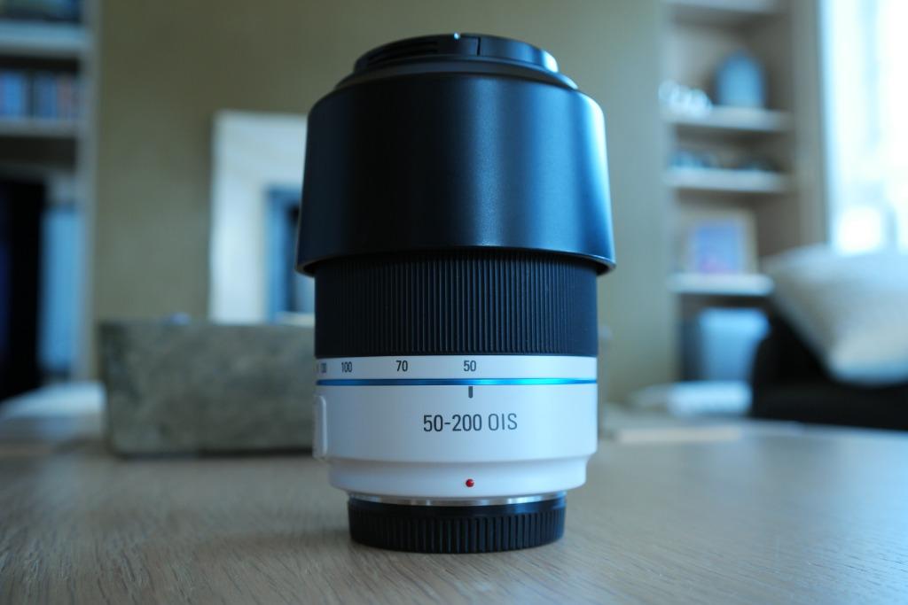 Samsung nx 50-200 mm F4-5.6 III LED OIS avec iFN, Enlèvement ou Envoi, Comme neuf, Téléobjectif, Zoom