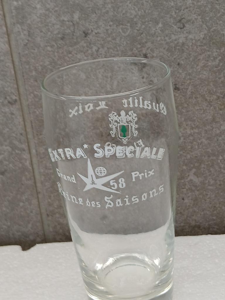 Ancien verre de la Brasserie LOIX à Flobecq. EXTRA SPECIALE, Enlèvement ou Envoi, Comme neuf, Verre ou Verres, Autres marques