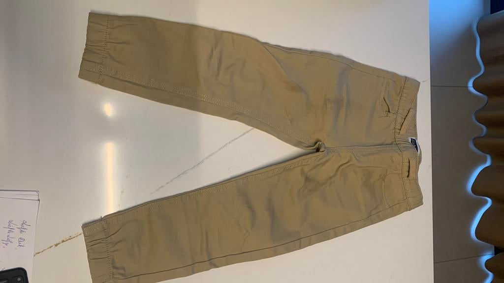 Jeans in beige voor jongens en meisjes maat 110, Ophalen, Nieuw, Overige maten, Beige