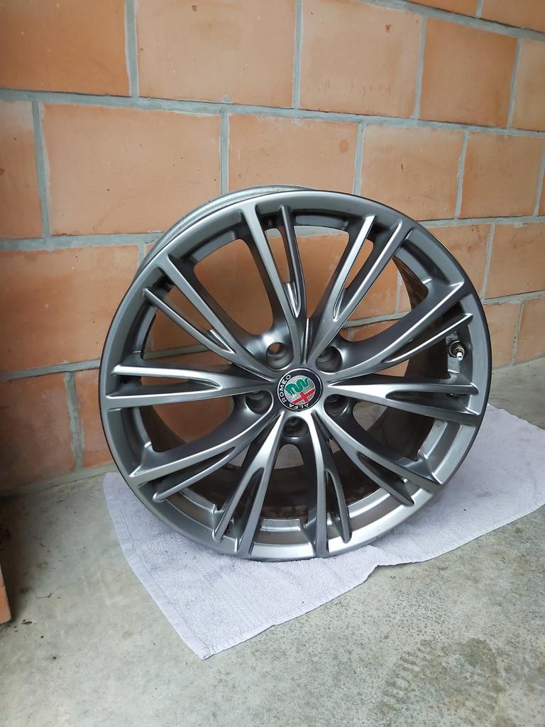 Alfa Romeo Originele velgen 4x vandaag meenemen, Auto-onderdelen, Banden en Velgen, Ophalen, 18 inch, Gebruikt, Velg(en)
