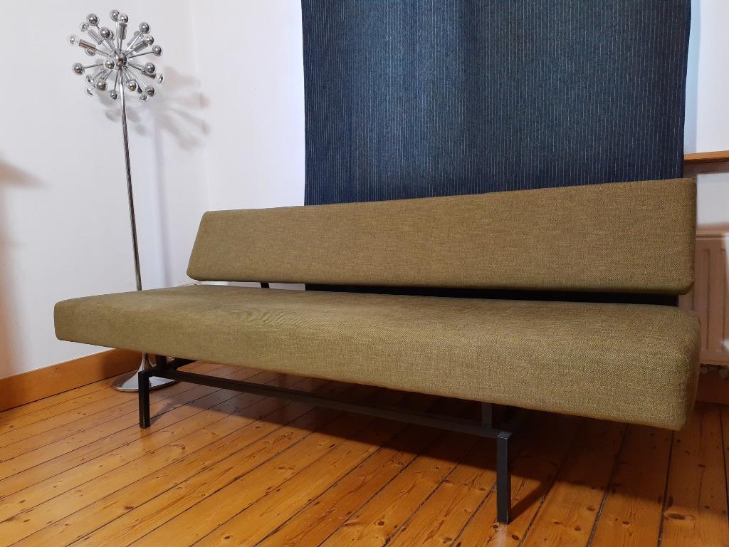 Vintage slaapbank naar Martin Visser, Huis en Inrichting, Ophalen, Minder dan 75 cm, 150 tot 200 cm, Rechte bank