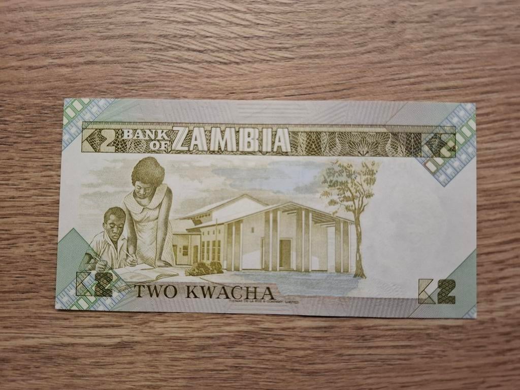 2 kwacha, Zambia, Postzegels en Munten, Bankbiljetten | Afrika, Verzenden, Zambia